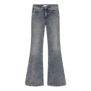 Pinko Flared Vintage Denim Damjeans Blue, Dam