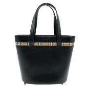 Burberry Vintage Pre-owned Laeder axelremsvskor Black, Dam