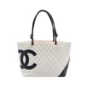 Chanel Vintage Pre-owned Laeder chanel-vskor White, Dam