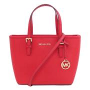 Michael Kors Pre-owned Pre-owned Laeder axelremsvskor Red, Dam