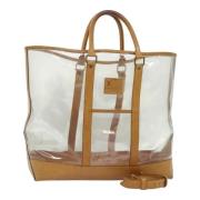 Louis Vuitton Vintage Pre-owned Vinyl totevskor Beige, Dam