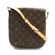 Louis Vuitton Vintage Pre-owned Canvas crossbodyvskor Brown, Dam