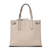 Gianni Chiarini Brun Läder Maxi Kornväska Beige, Dam