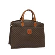 Celine Vintage Pre-owned Canvas handvskor Brown, Dam