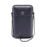 Chanel Vintage Pre-owned Laeder chanel-vskor Blue, Dam