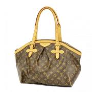 Louis Vuitton Vintage Pre-owned Tyg louis-vuitton-vskor Brown, Dam