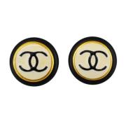 Chanel Vintage Pre-owned Guld chanel-smycken Black, Dam