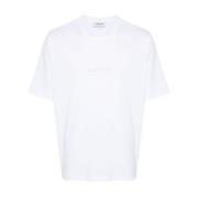 Lanvin Stiliga T-shirts och Polos White, Herr