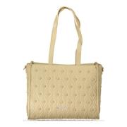 Valentino by Mario Valentino Beige Axelväska med Avtagbar Rem Beige, D...