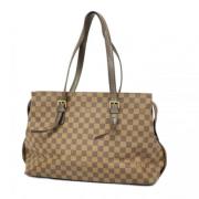 Louis Vuitton Vintage Pre-owned Tyg louis-vuitton-vskor Brown, Dam