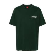 Ferrari Grön Jersey Logo Print T-shirt Green, Herr