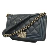 Chanel Vintage Pre-owned Laeder chanel-vskor Blue, Dam