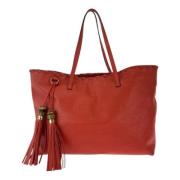 Gucci Vintage Pre-owned Laeder totevskor Red, Dam