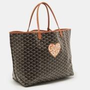 Goyard Vintage Pre-owned Laeder totevskor Brown, Dam