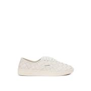 Bottega Veneta Flätade Lädersneakers White, Herr