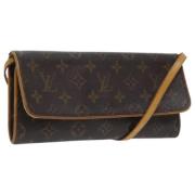 Louis Vuitton Vintage Pre-owned Canvas louis-vuitton-vskor Brown, Dam