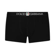 Dolce & Gabbana Svarta Regular Boxershorts för Män Black, Herr