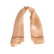 Trussardi Vintage-Glamour Sidenscarf Multicolor, Unisex