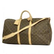 Louis Vuitton Vintage Pre-owned Tyg louis-vuitton-vskor Brown, Dam