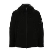 C.p. Company Svart Vadderad Huva Jacka Aw24 Black, Herr