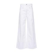 Isabel Marant Étoile Vita Byxor för Kvinnor White, Dam