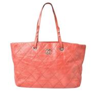 Chanel Vintage Pre-owned Laeder chanel-vskor Pink, Dam