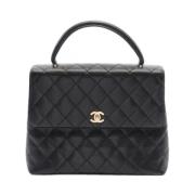 Chanel Vintage Pre-owned Laeder chanel-vskor Black, Dam