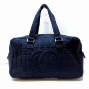 Chanel Vintage Pre-owned Canvas chanel-vskor Black, Dam