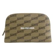 Balenciaga Vintage Pre-owned Laeder kuvertvskor Brown, Dam