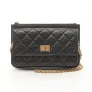 Chanel Vintage Pre-owned Laeder chanel-vskor Black, Dam