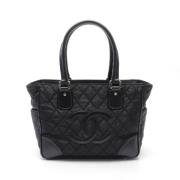 Chanel Vintage Pre-owned Canvas totevskor Black, Dam