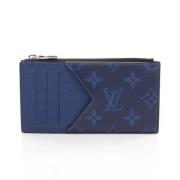 Louis Vuitton Vintage Pre-owned Laeder plnbcker Blue, Dam