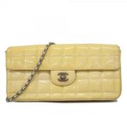 Chanel Vintage Pre-owned Laeder chanel-vskor Yellow, Dam