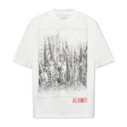 AllSaints Bracken T-shirt White, Herr