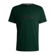 Hugo Boss Grön Logga Bomull T-shirt Green, Herr