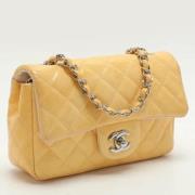 Chanel Vintage Pre-owned Tyg chanel-vskor Yellow, Dam