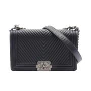 Chanel Vintage Pre-owned Laeder chanel-vskor Black, Dam