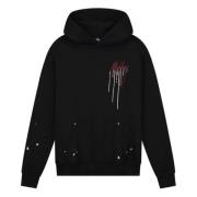 Malelions Svart hoodie Mm1-Aw24-15 Black, Herr