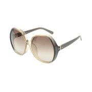 Chloé Pre-owned Pre-owned Plast solglasgon Beige, Dam