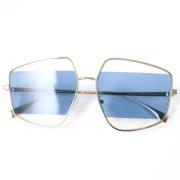 Fendi Vintage Pre-owned Metall solglasgon Blue, Dam