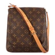 Louis Vuitton Vintage Pre-owned Canvas louis-vuitton-vskor Brown, Dam