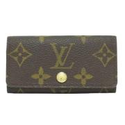 Louis Vuitton Vintage Pre-owned Canvas nyckelhllare Brown, Dam