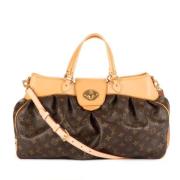 Louis Vuitton Vintage Pre-owned Canvas handvskor Brown, Dam