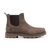 Timberland Brun Nubuck Läder Slip-On Stövlar Brown, Herr