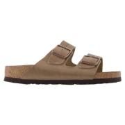 Birkenstock Laeder sandaler Brown, Dam