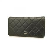 Chanel Vintage Pre-owned Laeder plnbcker Black, Dam