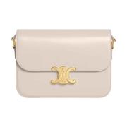 Celine Klassisk Triumph Blek Beige Handväska Beige, Dam