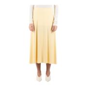 Jil Sander Smör Färg Stilig Kjol Yellow, Dam