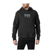 Helly Hansen Grafisk Fleece Sweatshirt för utomhusaktiviteter Black, H...