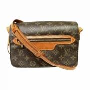 Louis Vuitton Vintage Pre-owned Canvas crossbodyvskor Brown, Dam